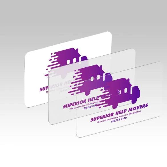Plastic Personal and Business Cards - Strong, Versatile and Durable